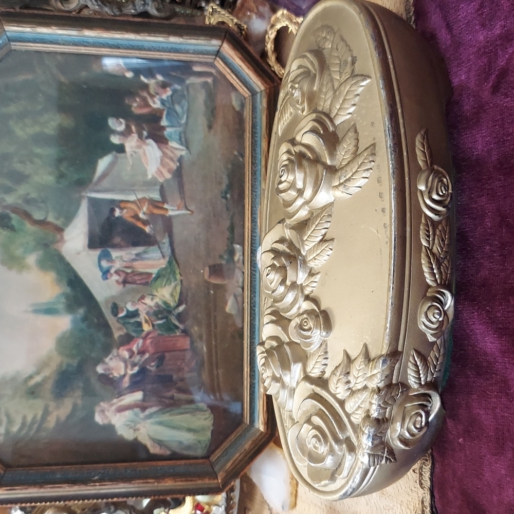 Old Victorian Jewelry Casket